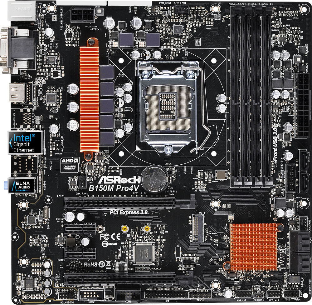 Asrock b150m hds какие процессоры поддерживает